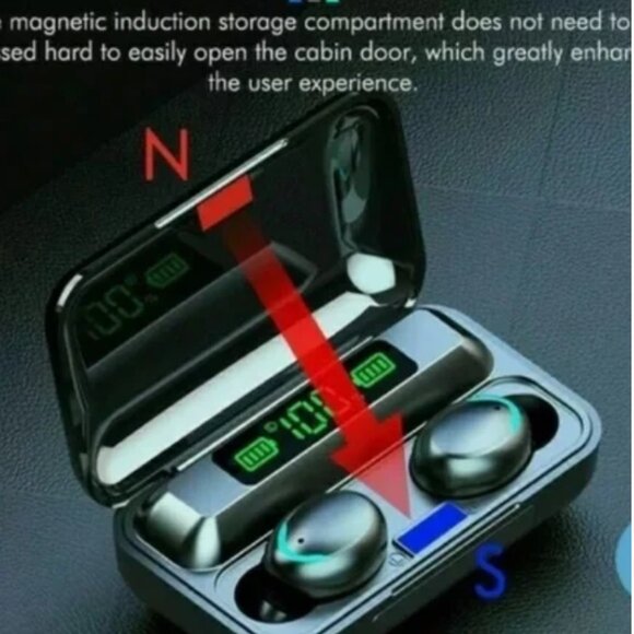 Bluetooth Headphones 5.3, Waterproof Touch Control Ear Buds in-Ear Built-in Mic, - Picture 6 of 6